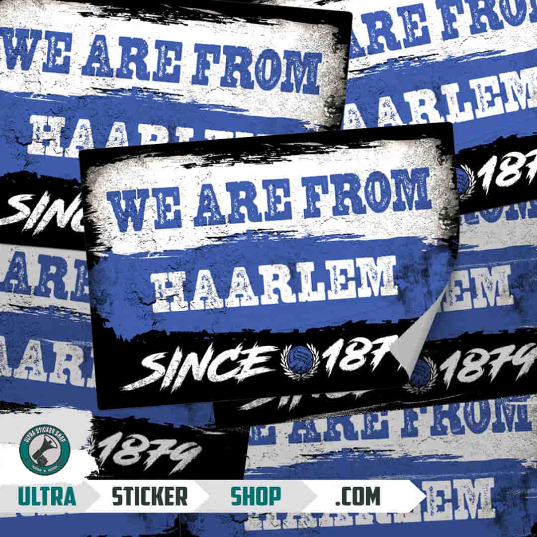We are from Haarlem since 1879 Stickers