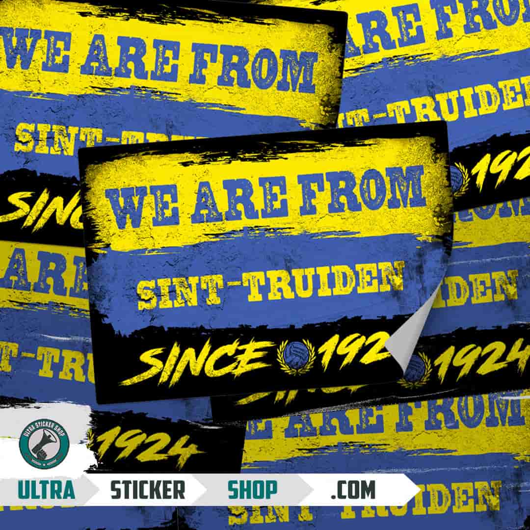 We are from Sint-Truiden since 1924 Stickers