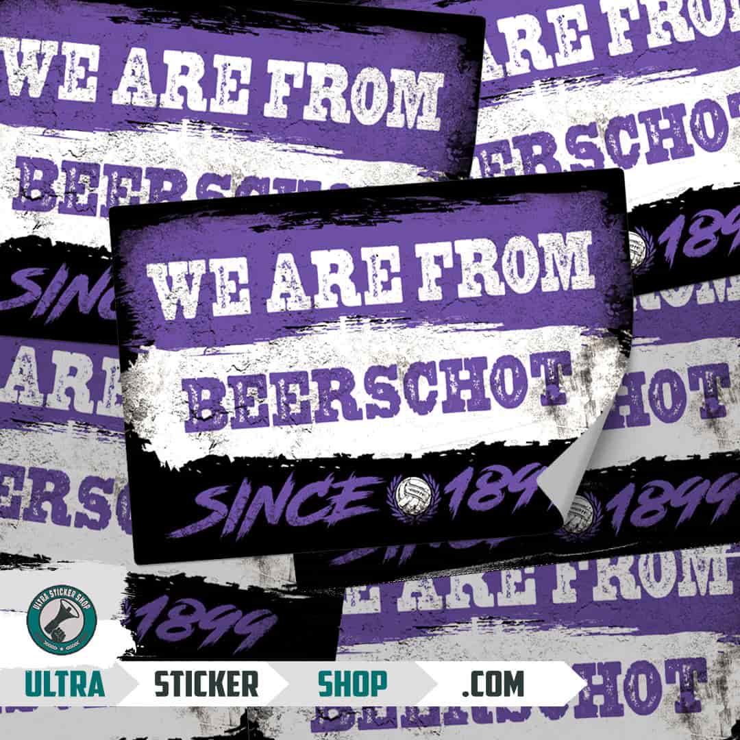 We are from Beerschot since 1899 Stickers