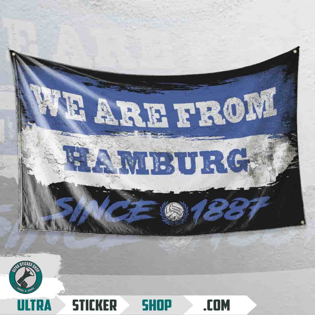 We are from Hamburg since 1887 Flag