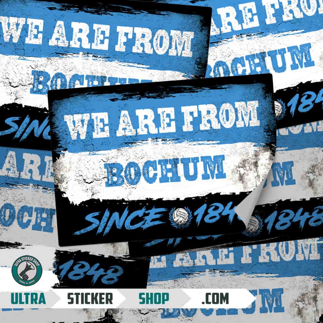 We are from Bochum since 1848 Stickers