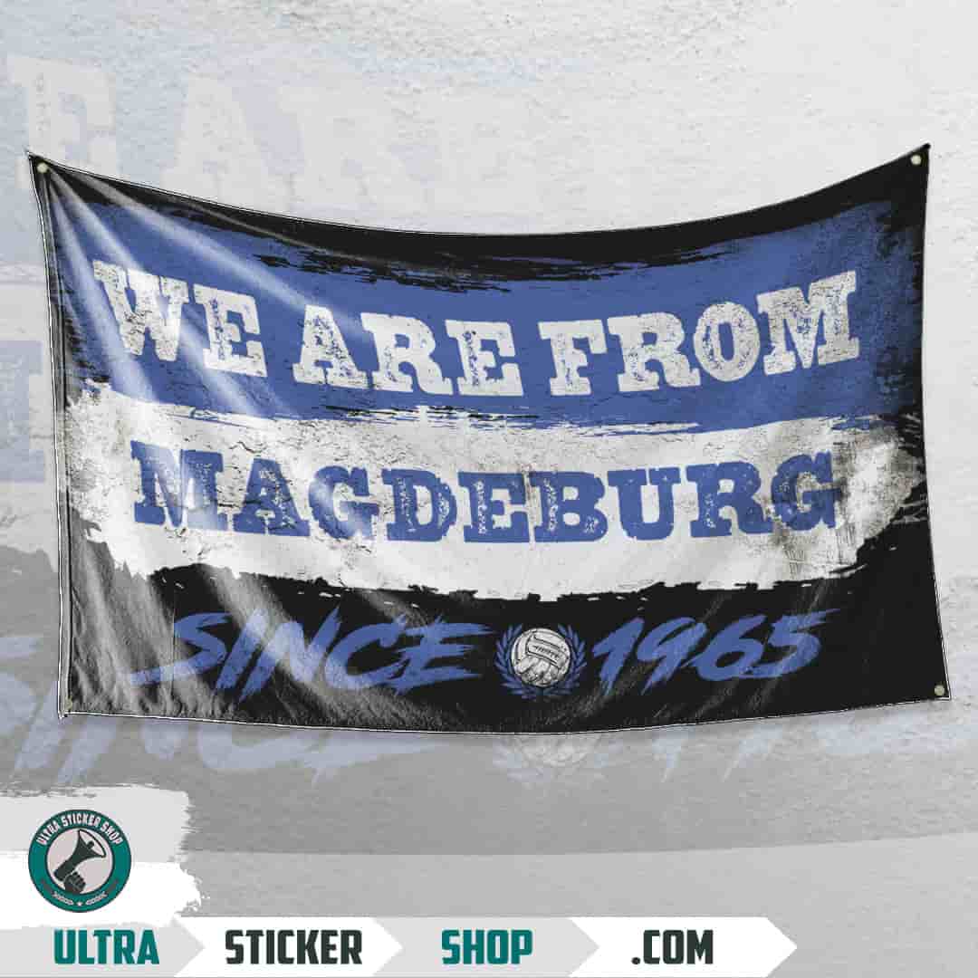 We are from Magdeburg since 1965 Flag