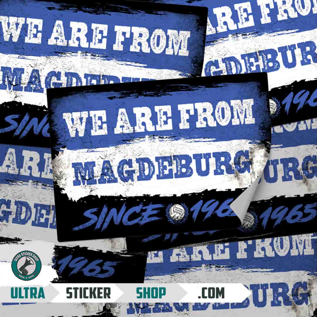 We are from Magdeburg since 1965 Stickers