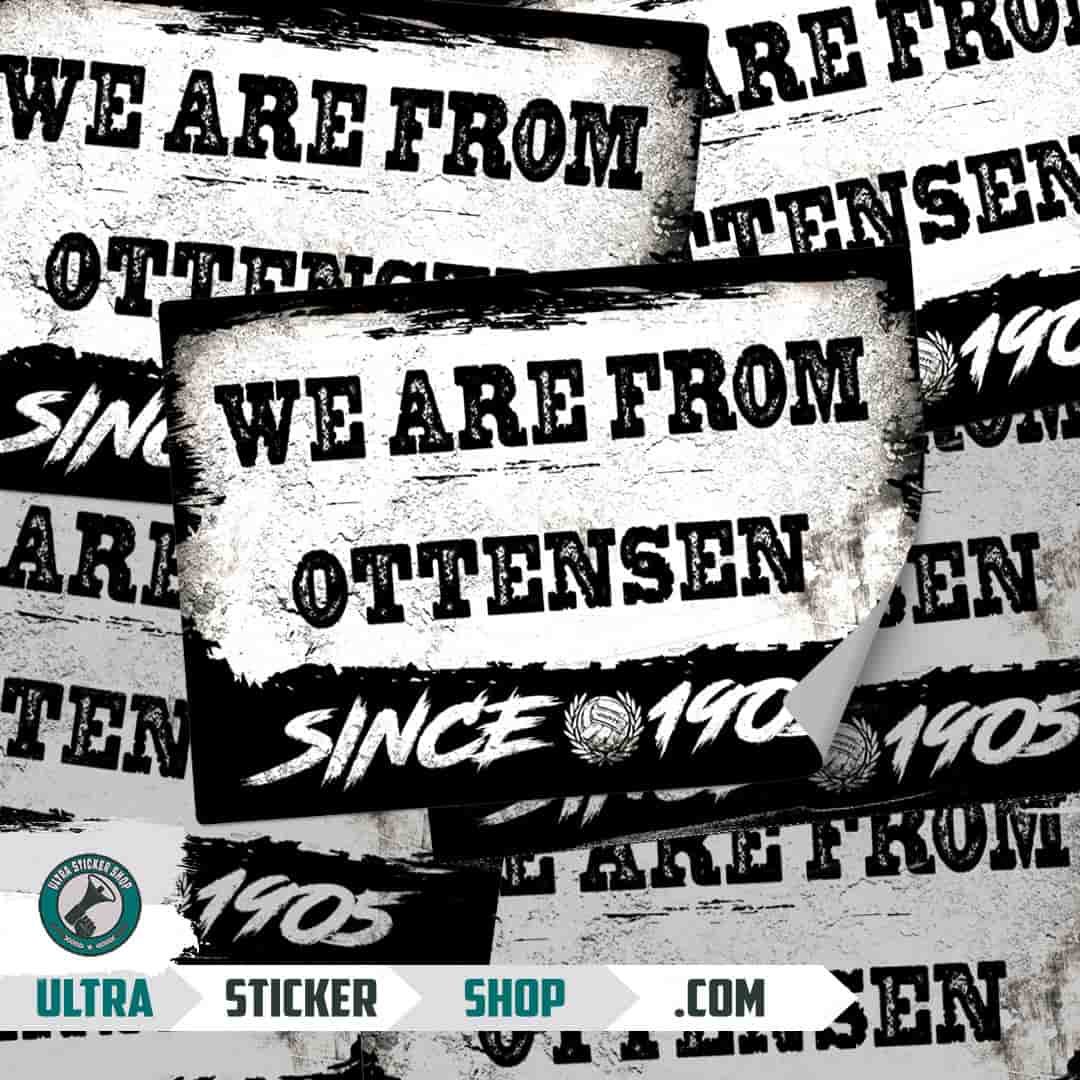 We are from Ottensen since 1905 Stickers