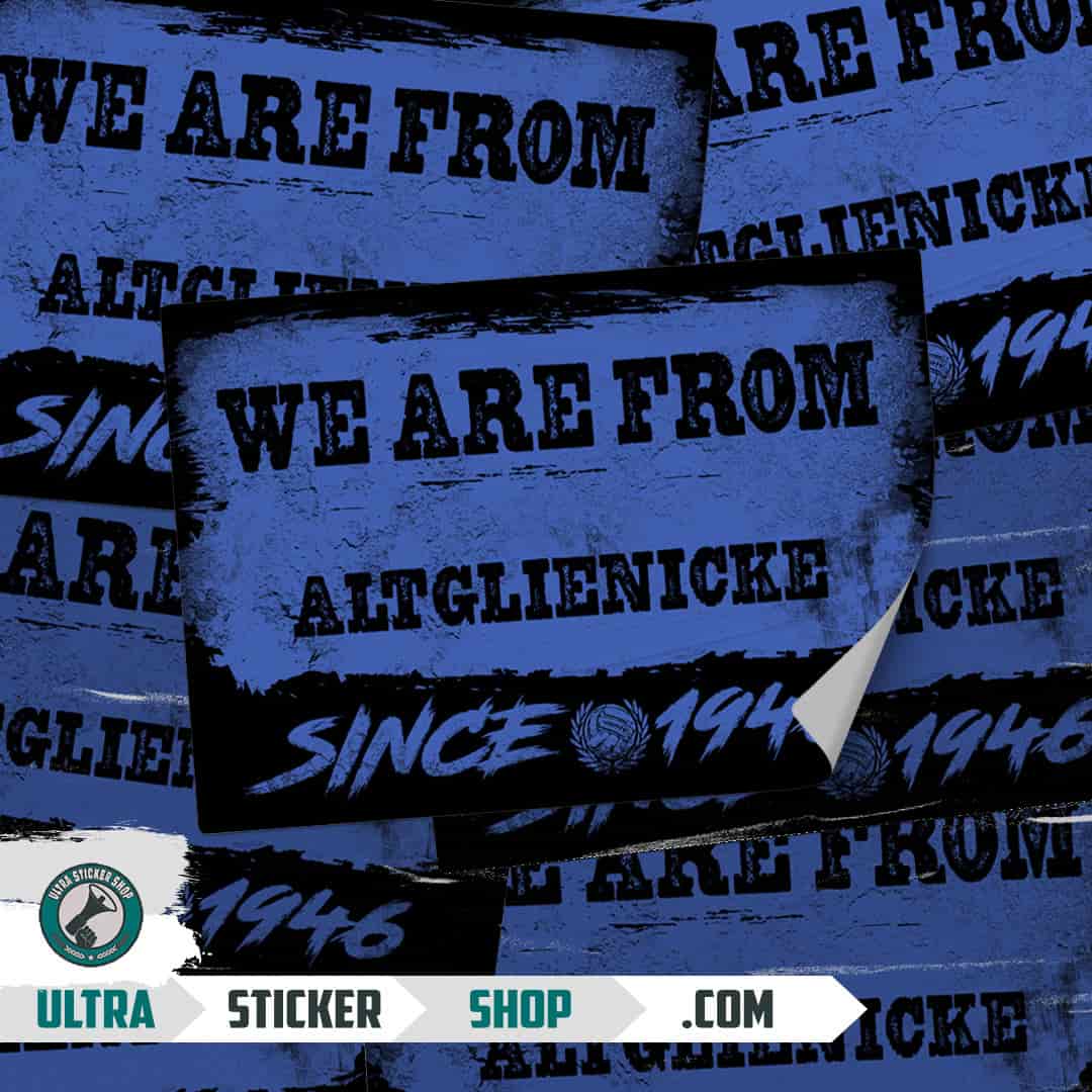 We are from Altglienicke since 1946 Stickers