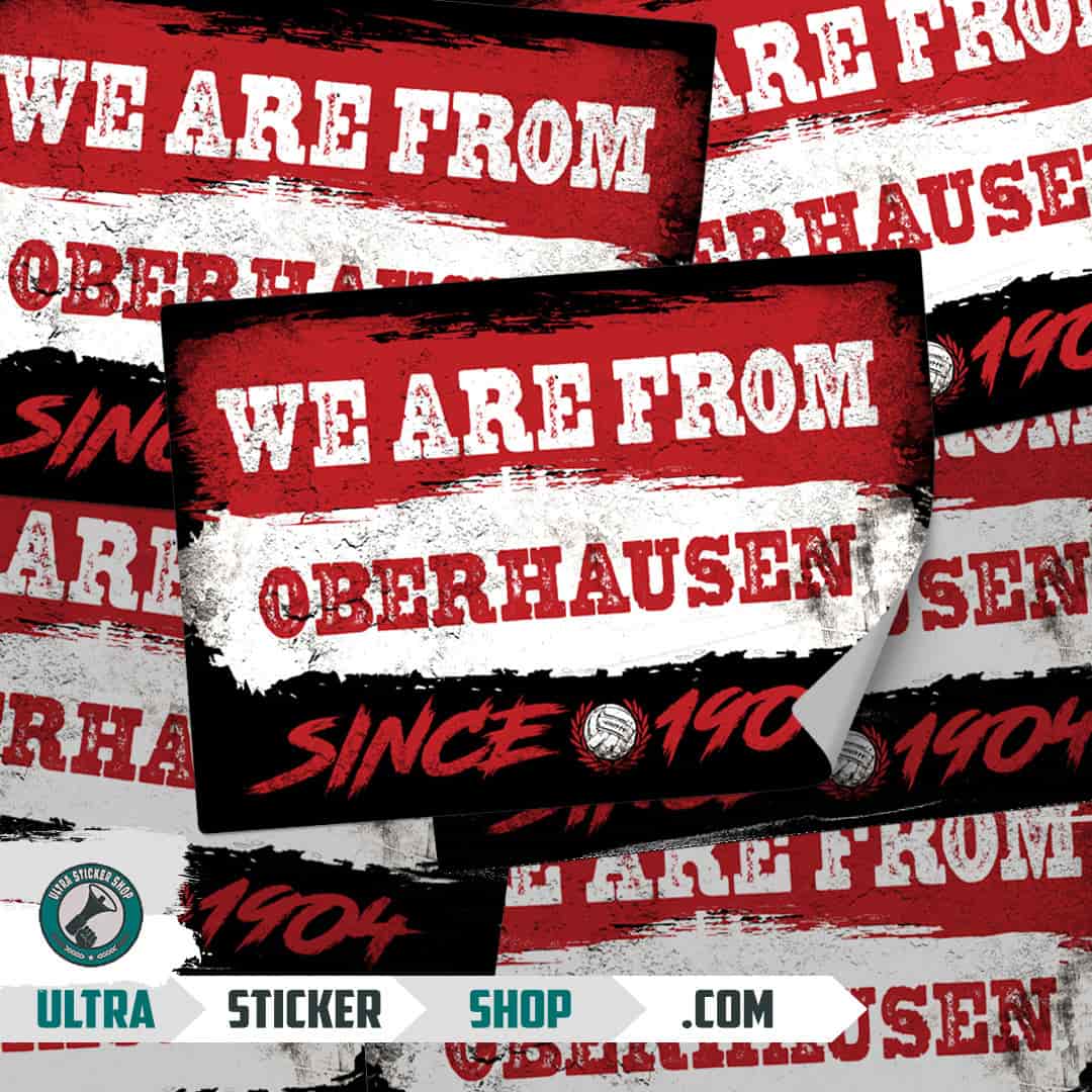 We are from Oberhausen since 1904 Stickers