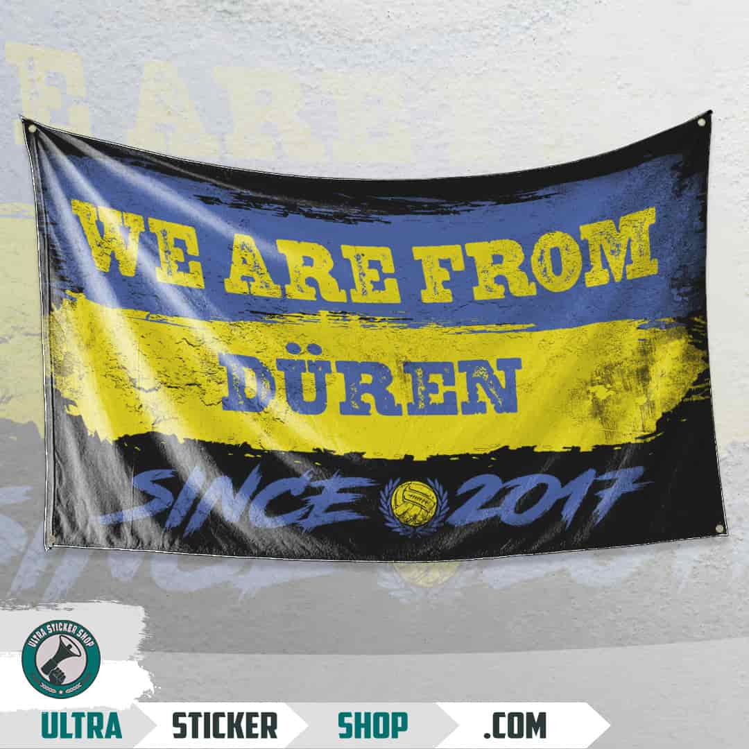We are from Düren since 2017 Flag