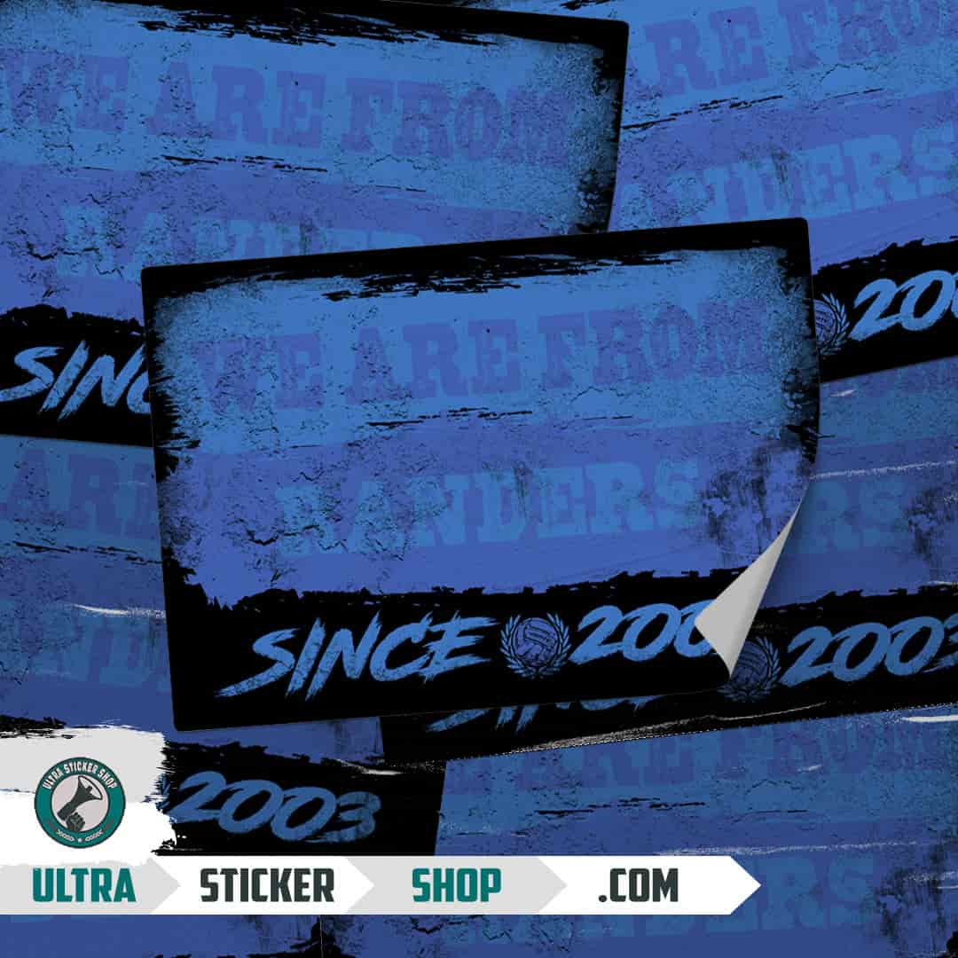 We are from Randers since 2003 Stickers