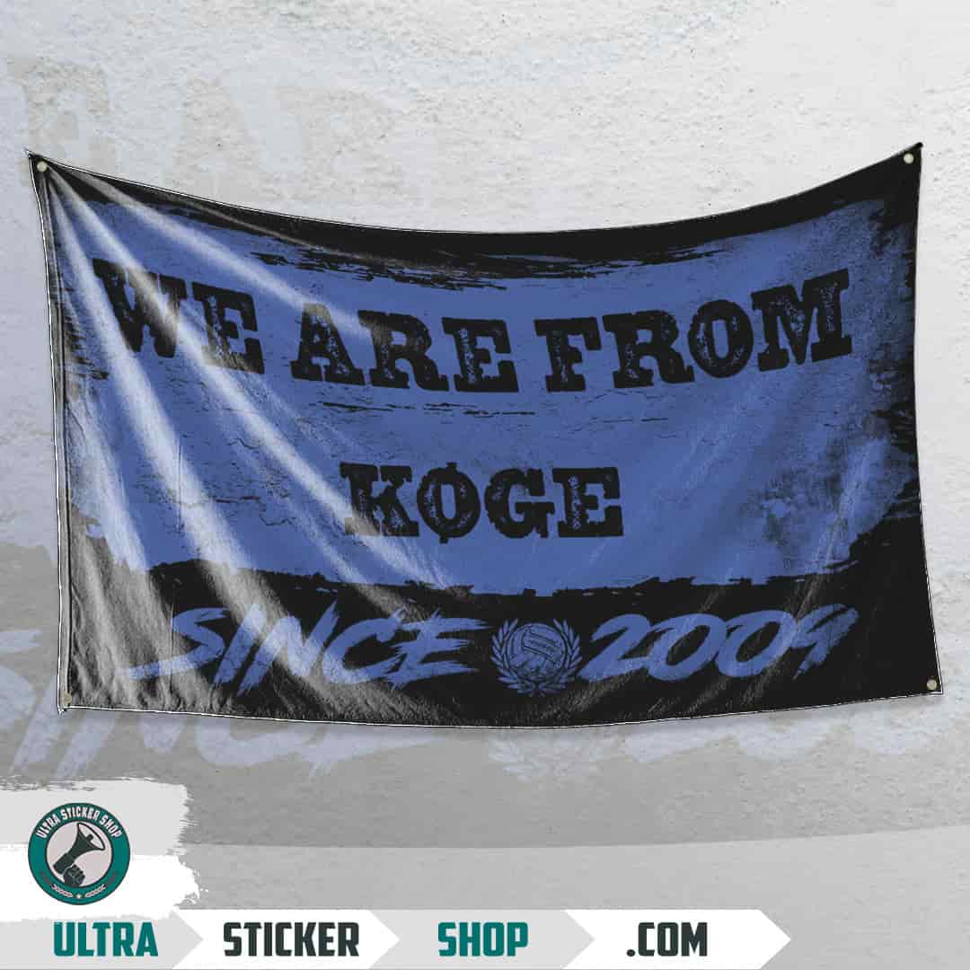 We are from Køge since 2009 Flag