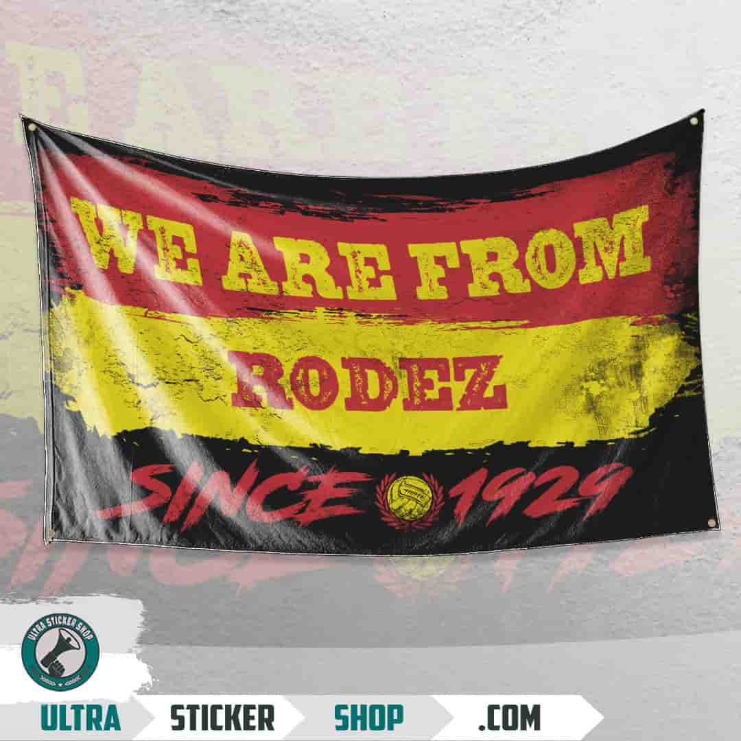 We are from Rodez since 1929 Flag