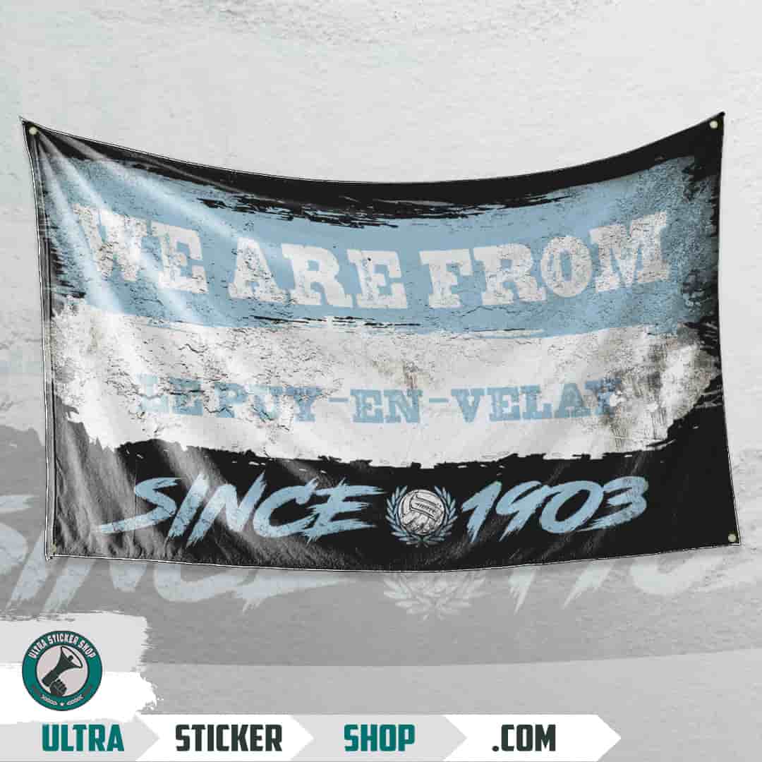 We are from Le Puy-en-Velay since 1903 Flag