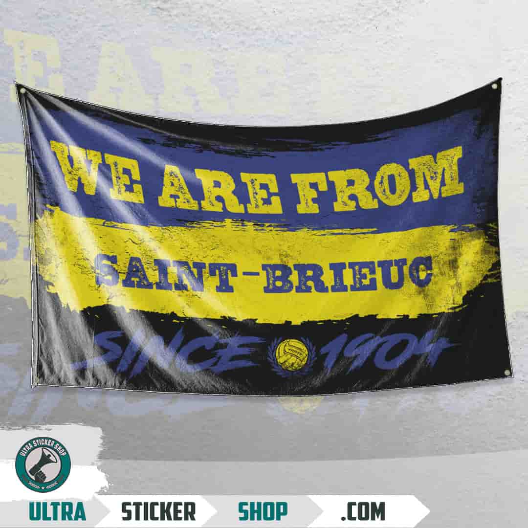 We are from Saint-Brieuc since 1904 Flag