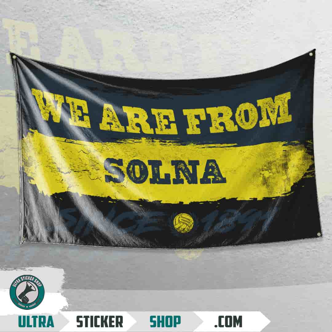 We are from Solna since 1891 Flag