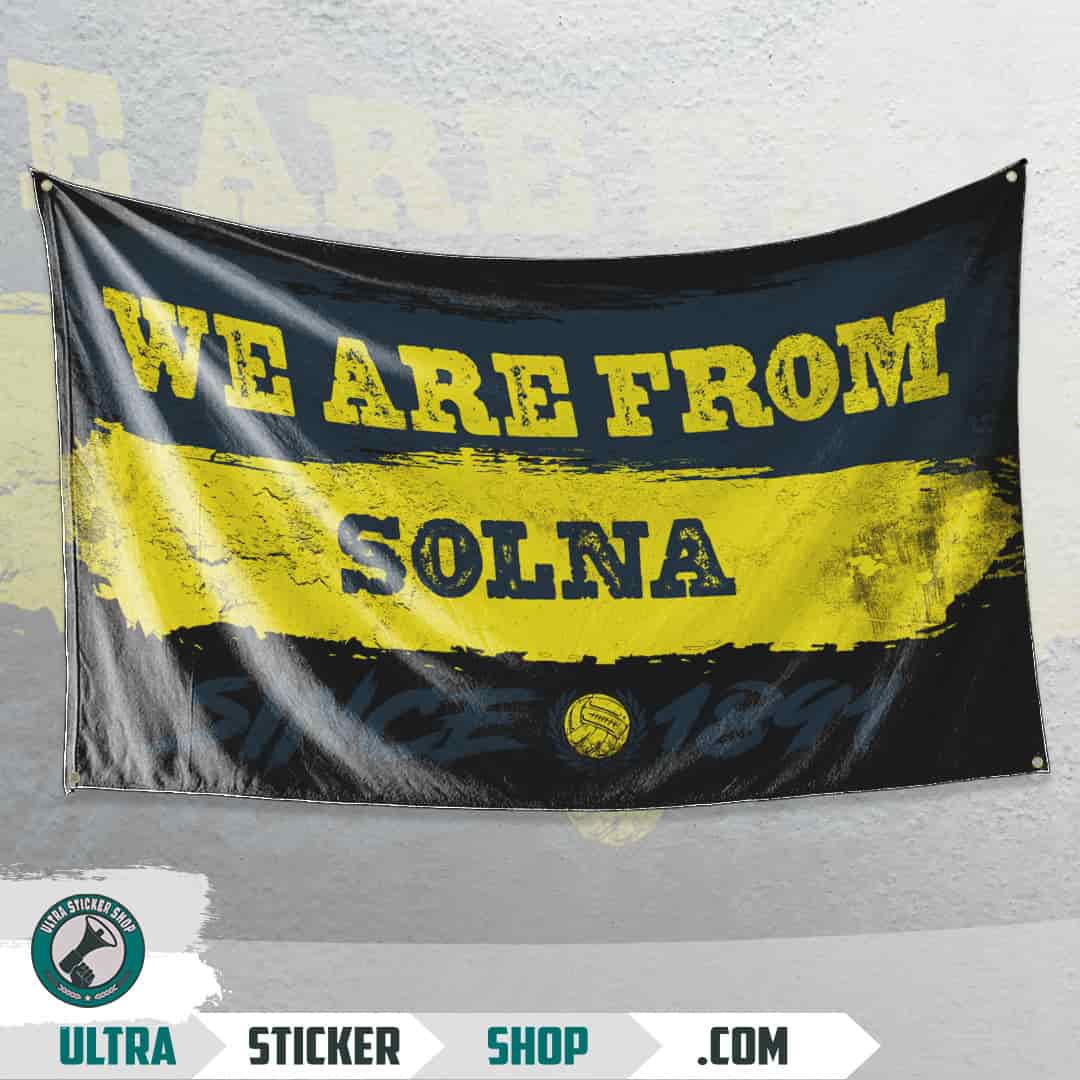 We are from Solna since 1891 Flag
