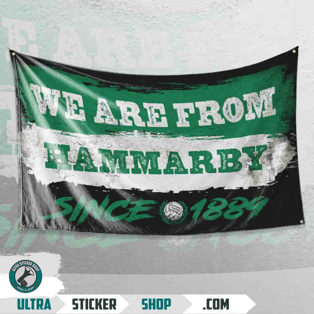 We are from Hammarby since 1889 Flag
