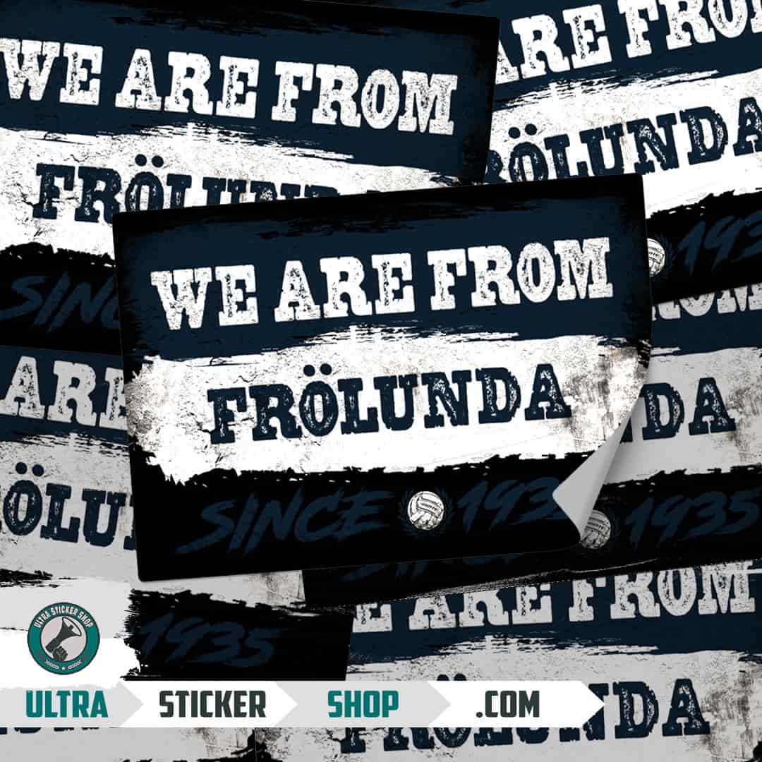 We are from Frölunda since 1935 Stickers