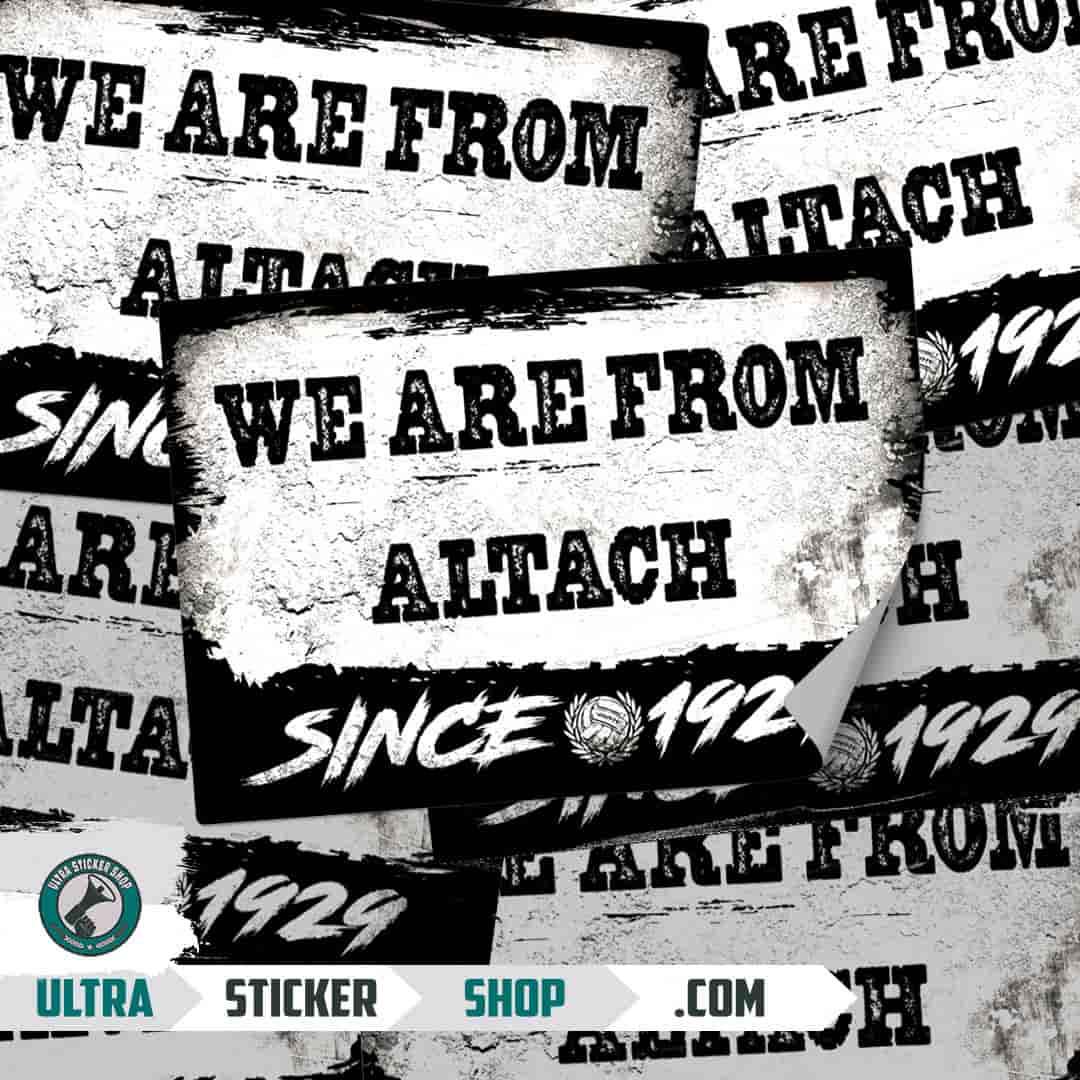 We are from Altach since 1929 Stickers