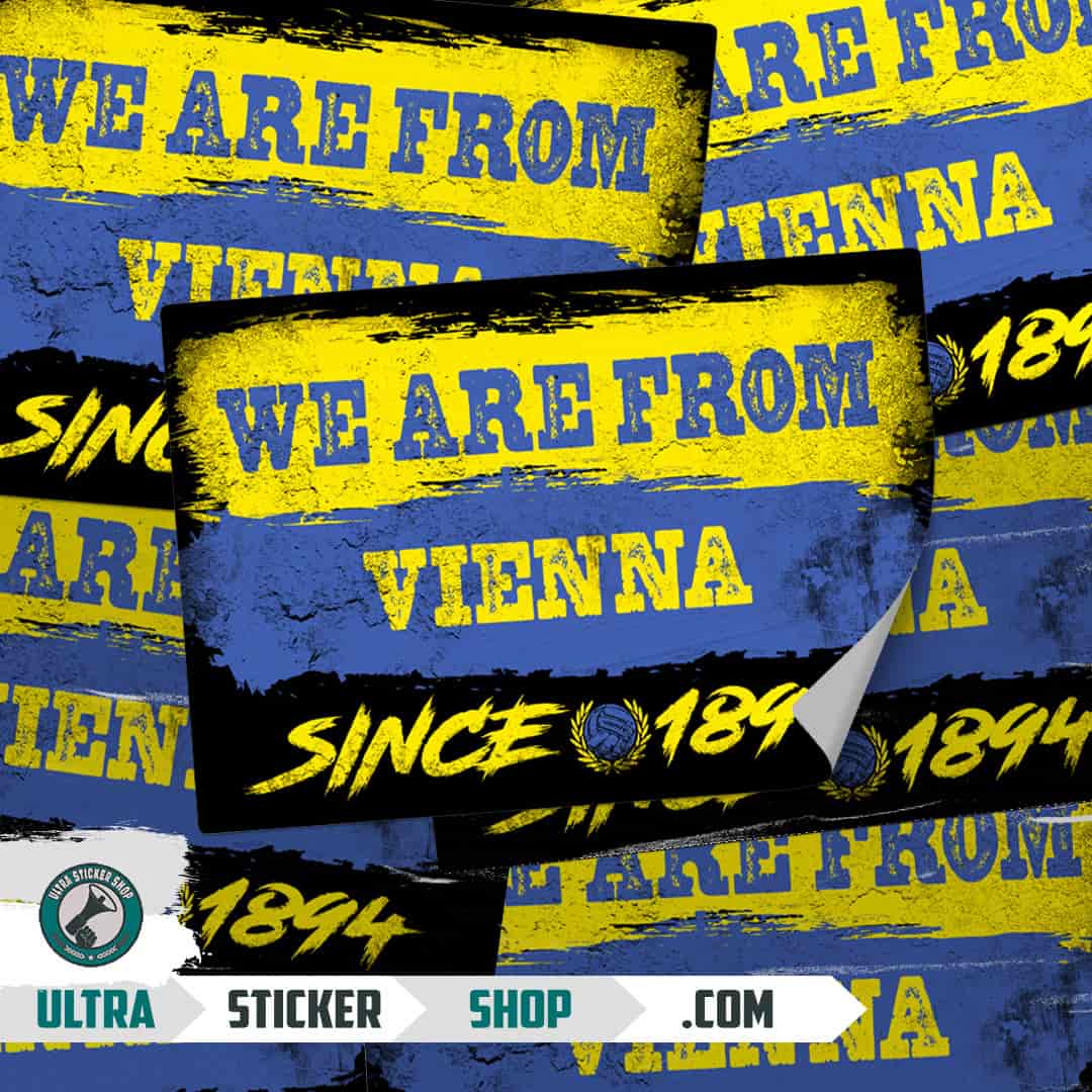 We are from Vienna since 1894 Stickers