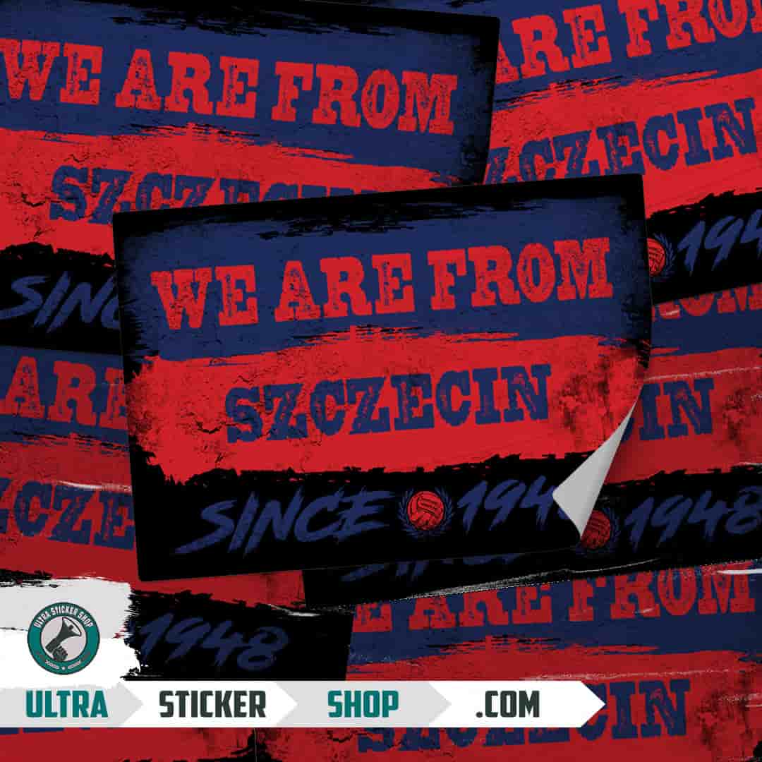 We are from Szczecin since 1948 Stickers