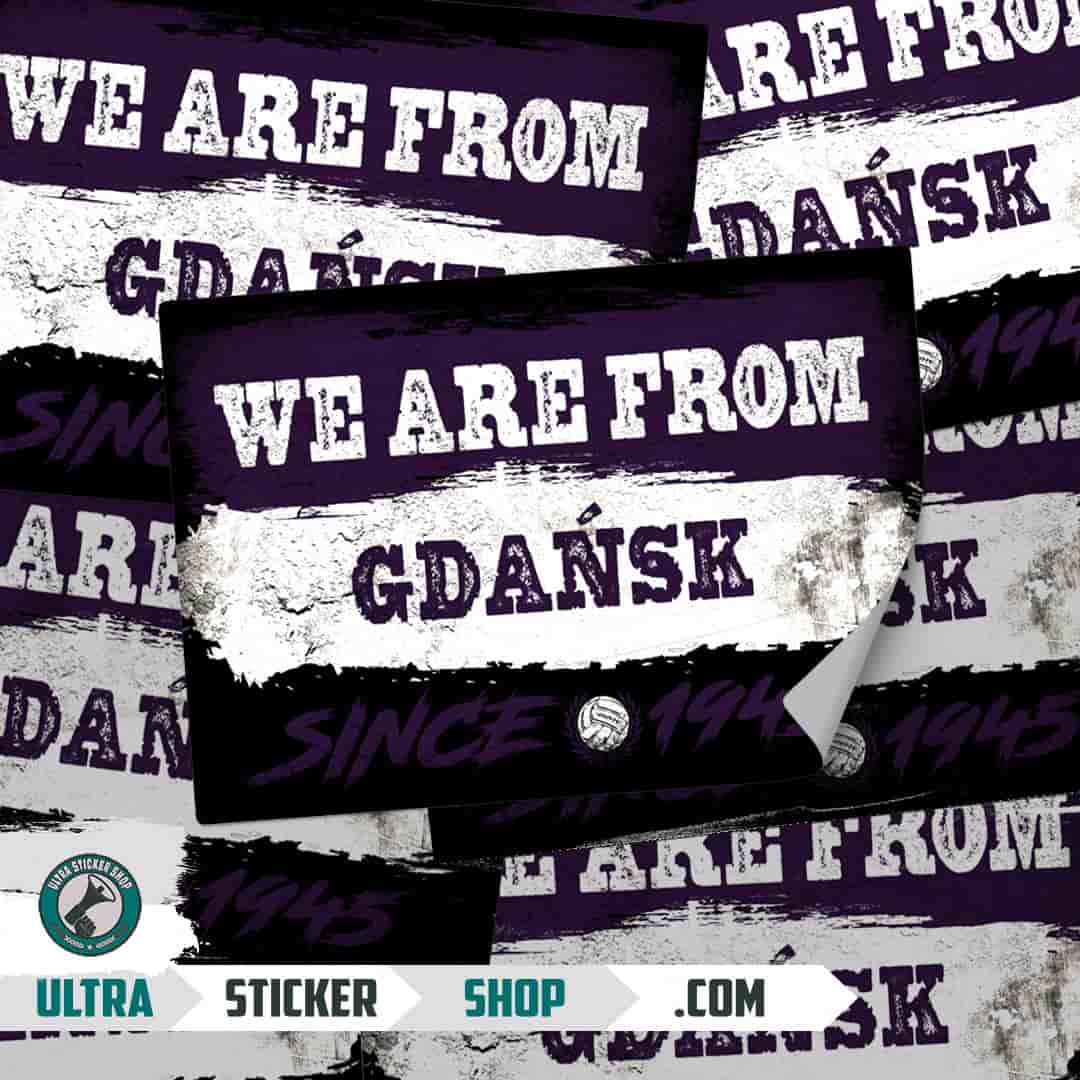 We are from Gdańsk since 1945 Stickers