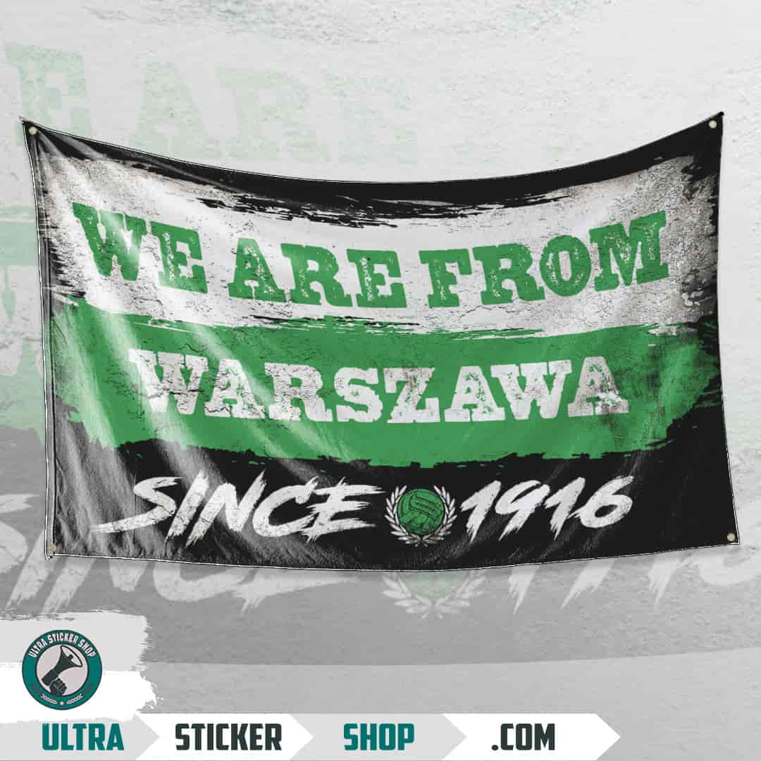 We are from Warszawa since 1916 Flag