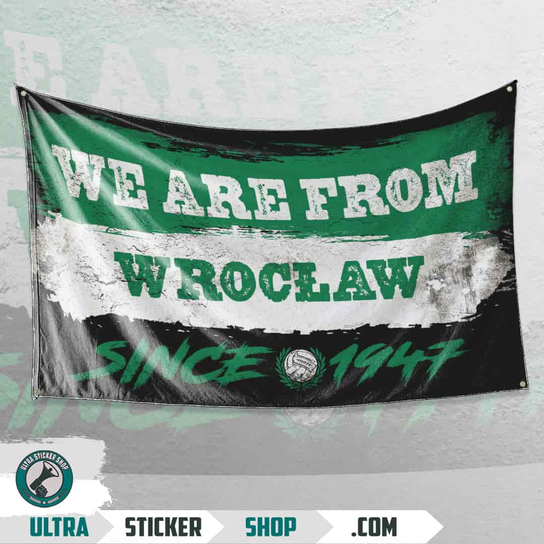 We are from Wrocław since 1947 Flag