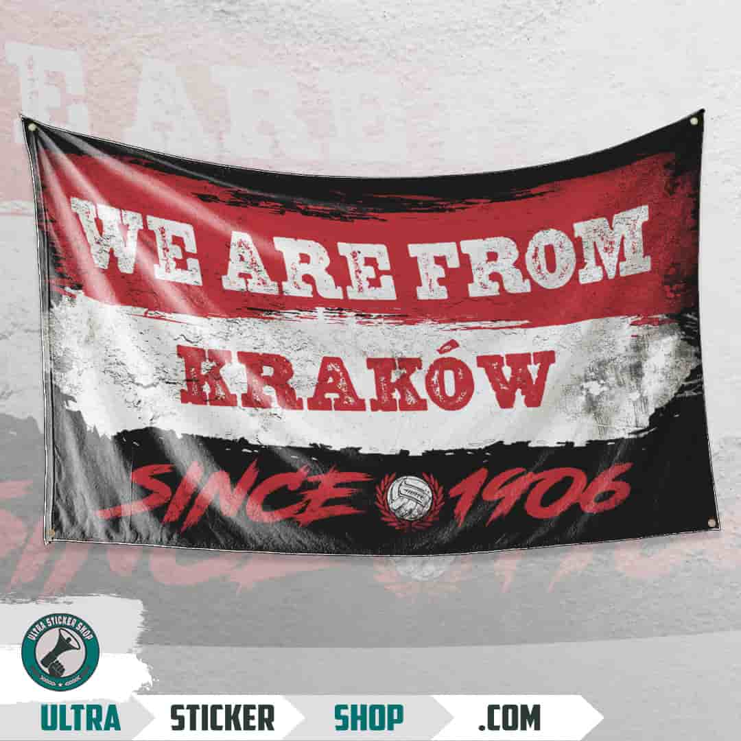 We are from Kraków since 1906 Flag