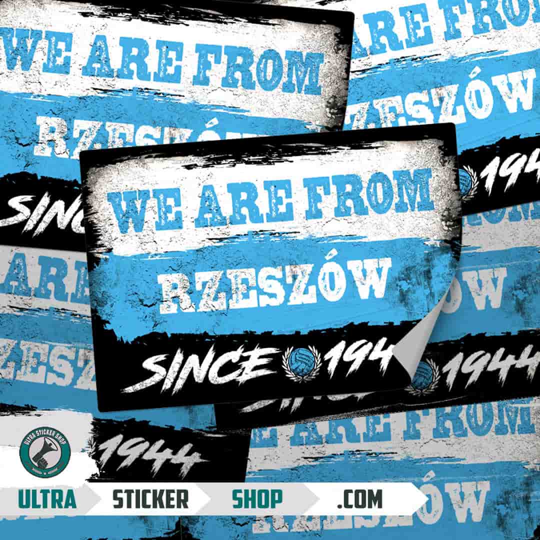 We are from Rzeszów since 1944 Stickers