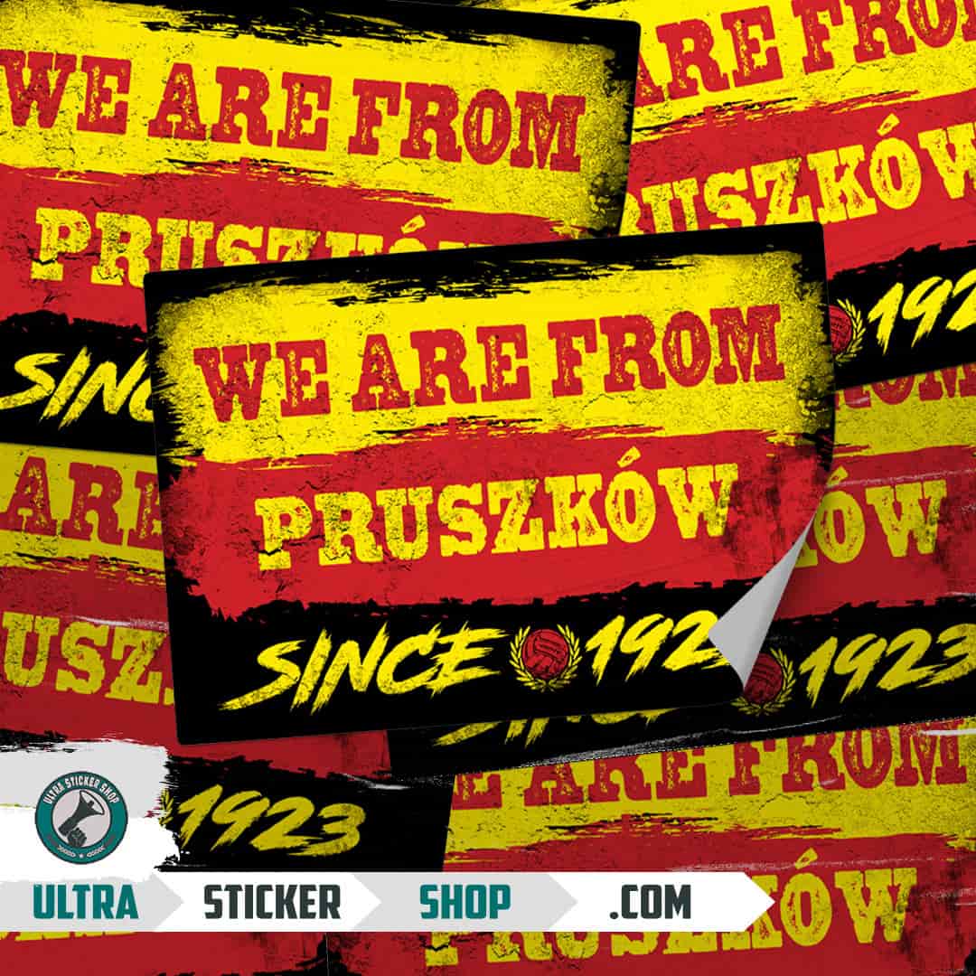 We are from Pruszków since 1923 Stickers