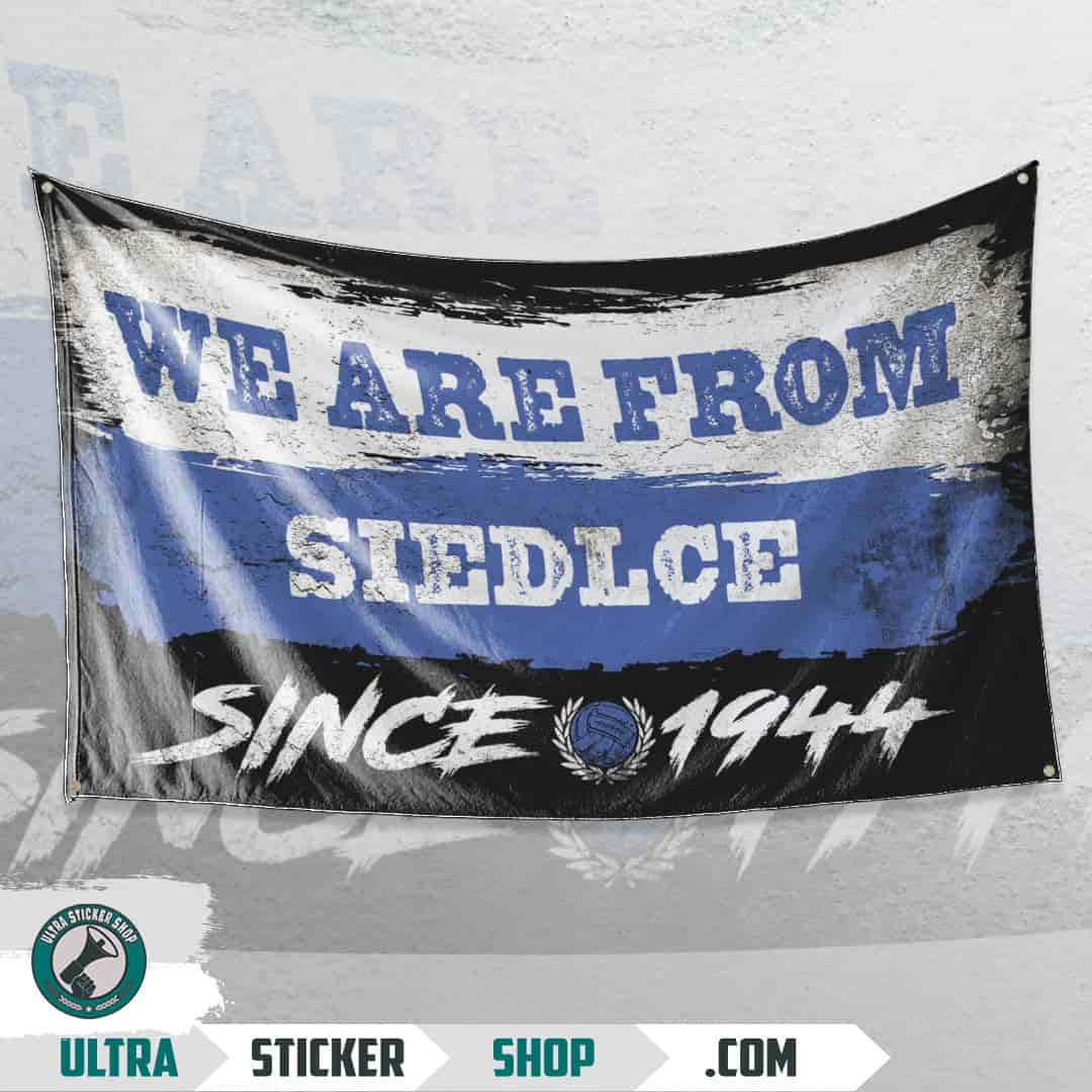 We are from Siedlce since 1944 Flag