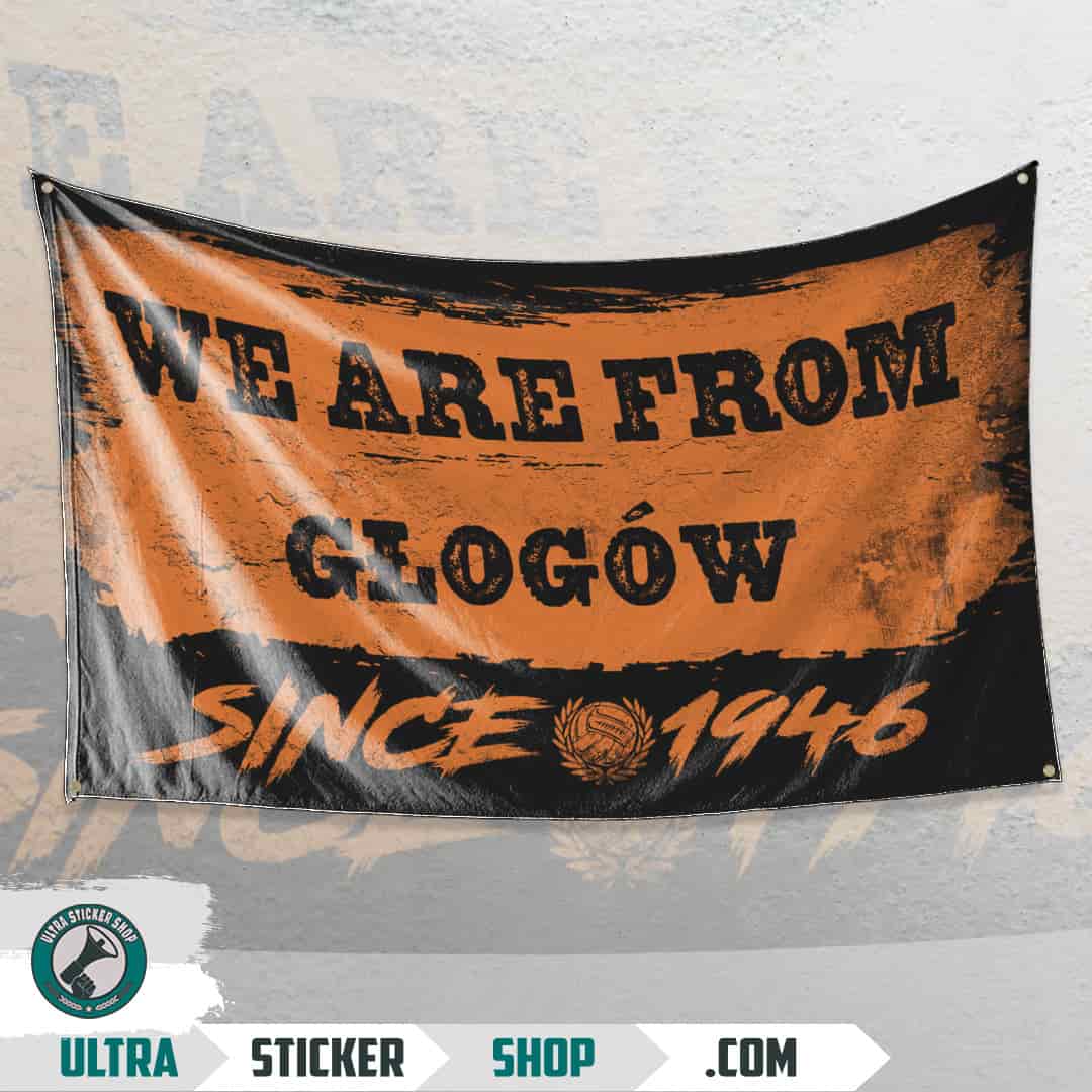 We are from Głogów since 1946 Flag
