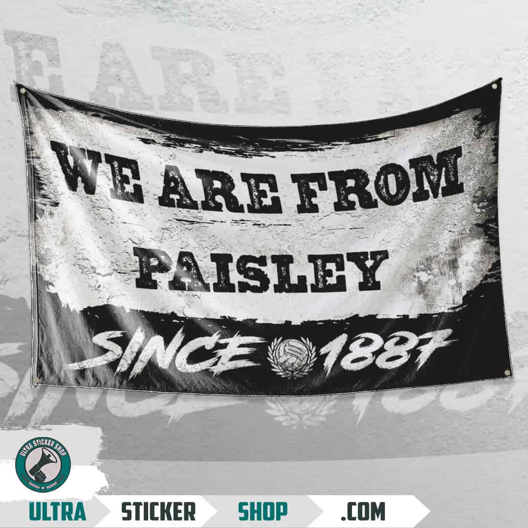 We are from Paisley since 1887 Flag