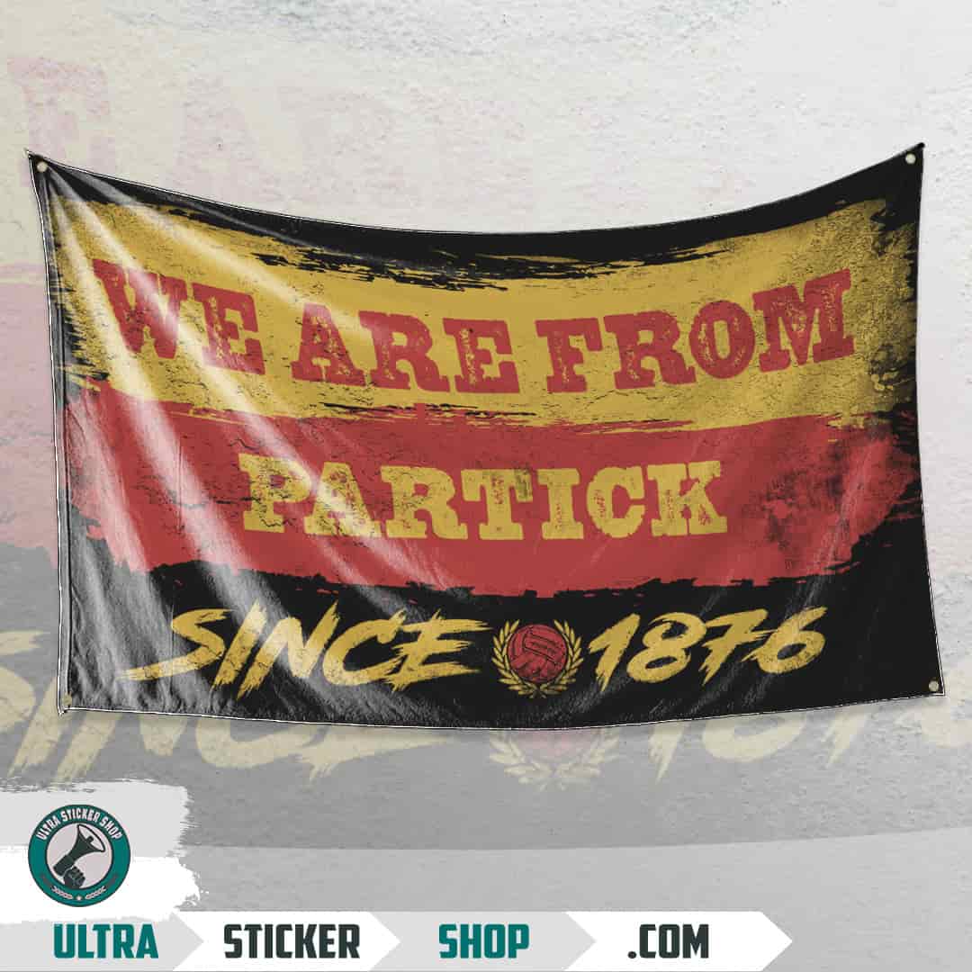 We are from Partick since 1876 Flag