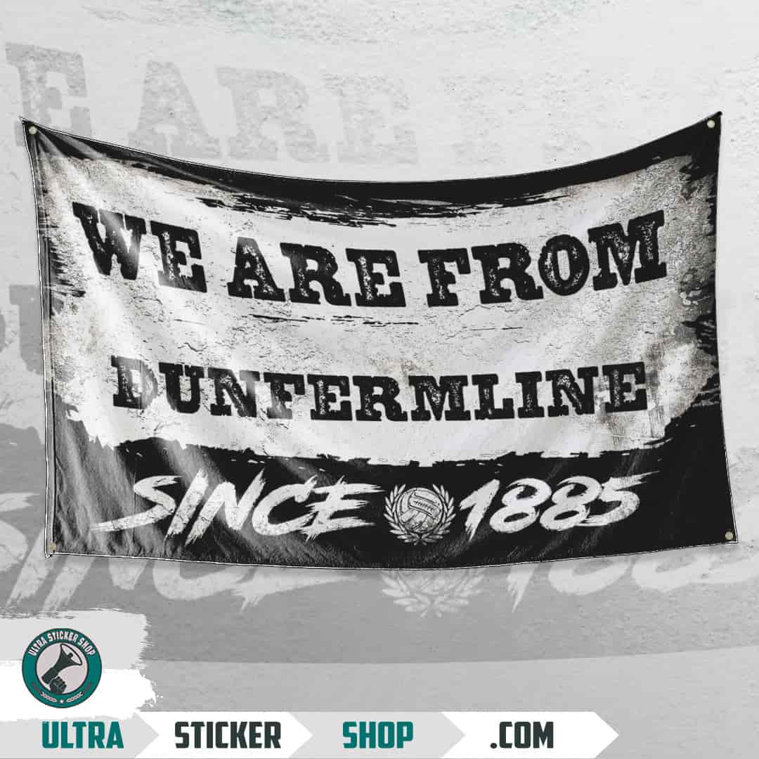 We are from Dunfermline since 1885 Flag
