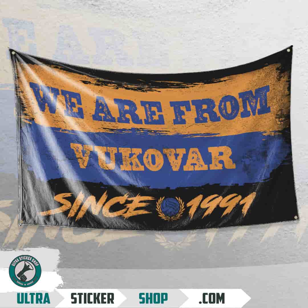 We are from Vukovar since 1991 Flag