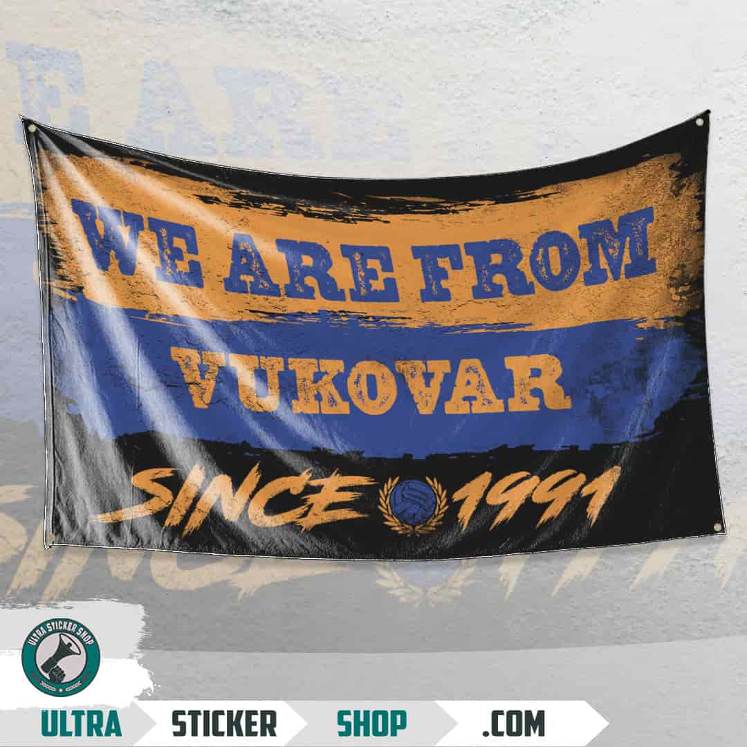 We are from Vukovar since 1991 Flag