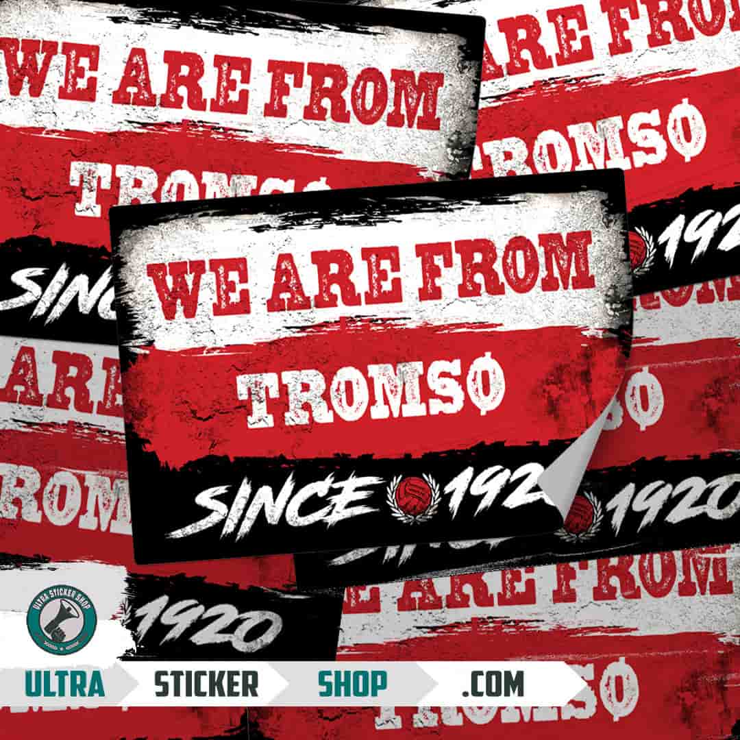 We are from Tromsø since 1920 Stickers
