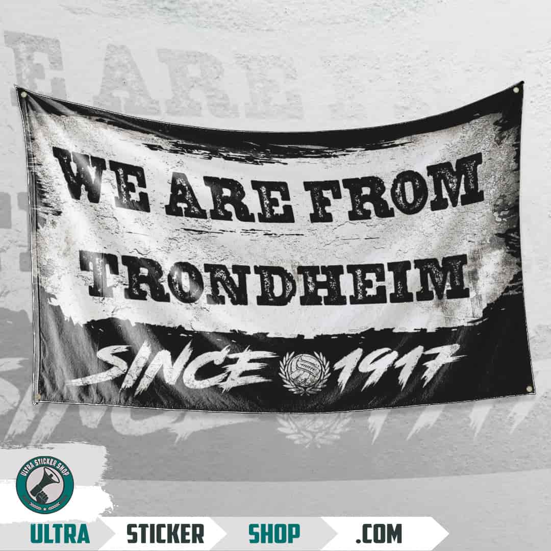 We are from Trondheim since 1917 Flag