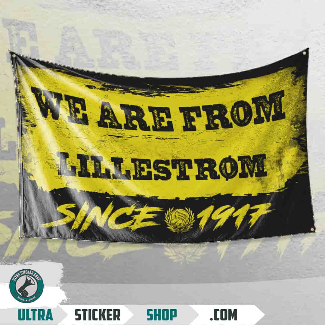 We are from Lillestrøm since 1917 Flag