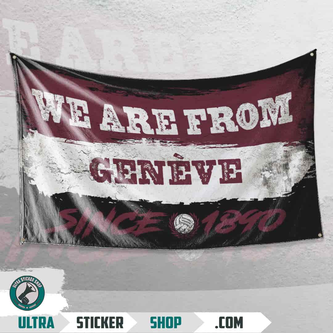 We are from Genève since 1890 Flag
