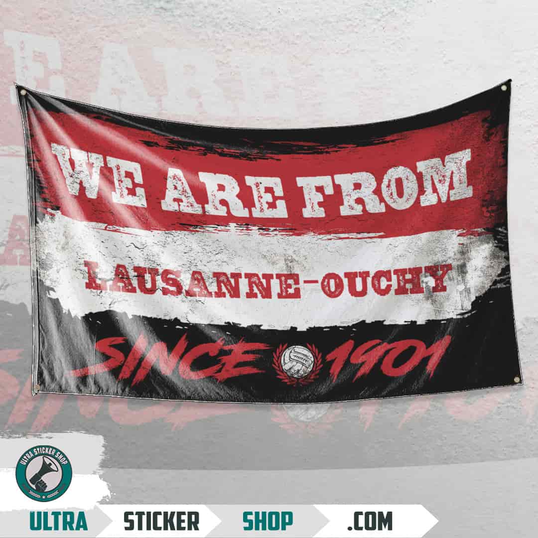 We are from Lausanne-Ouchy since 1901 Flag