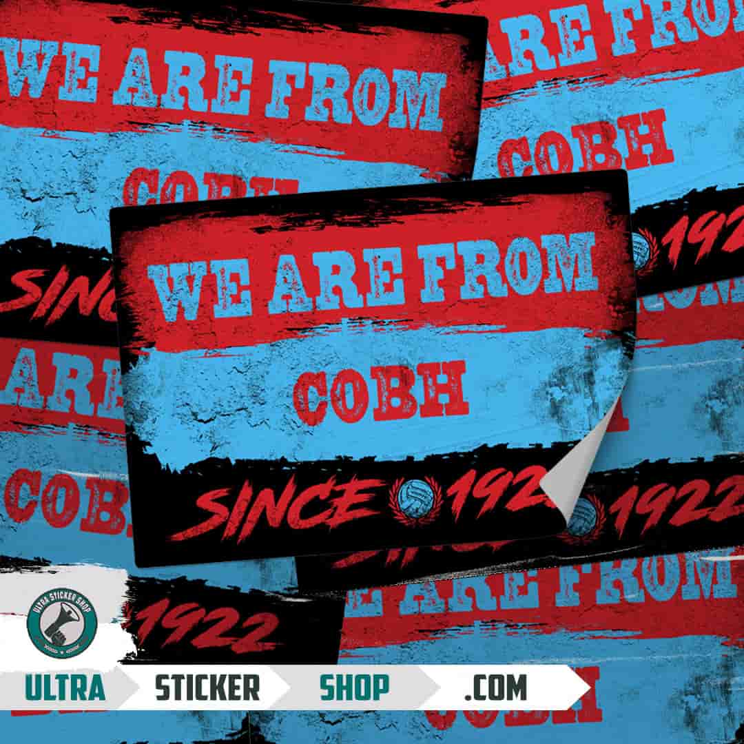 We are from Cobh since 1922 Stickers