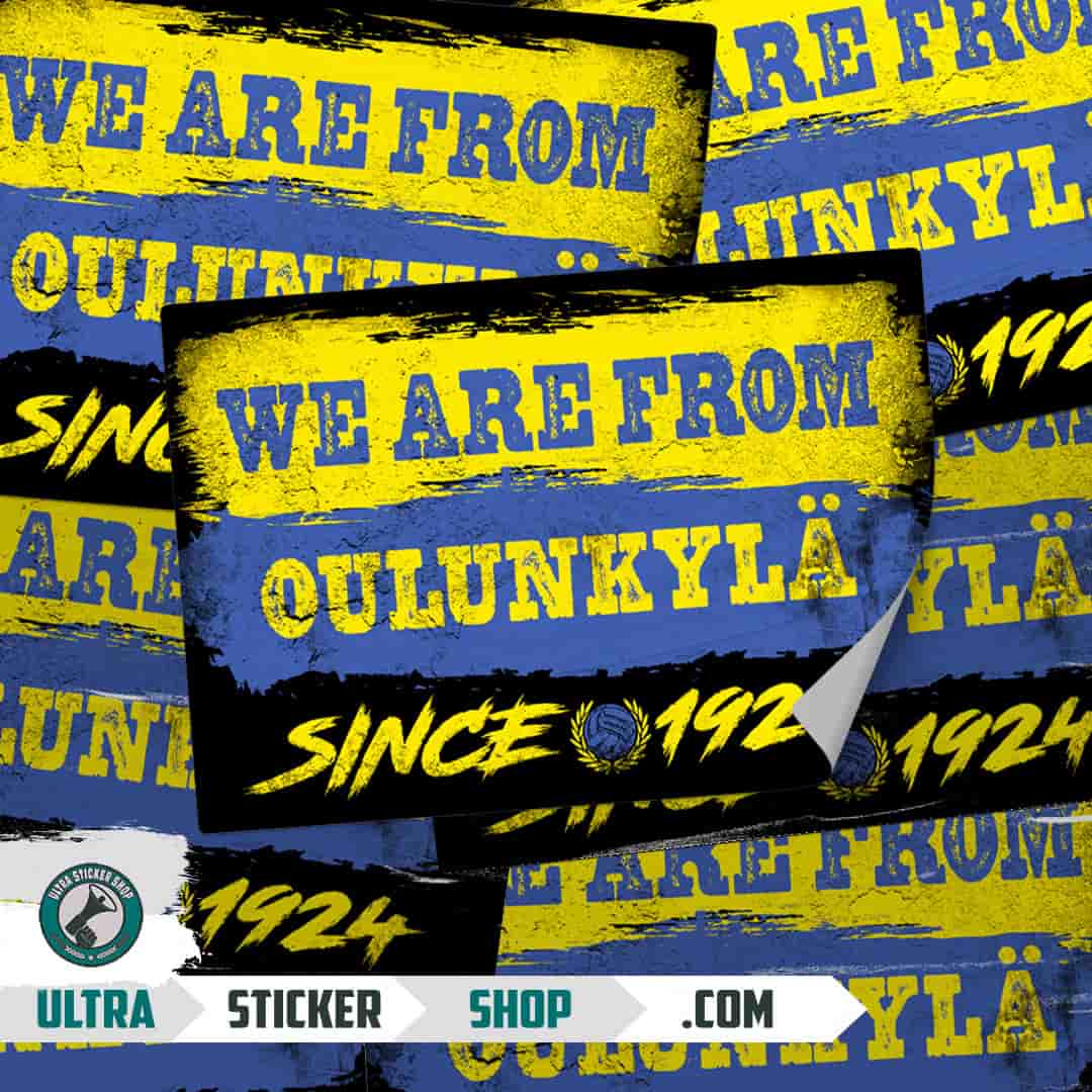 We are from Oulunkylä since 1924 Stickers