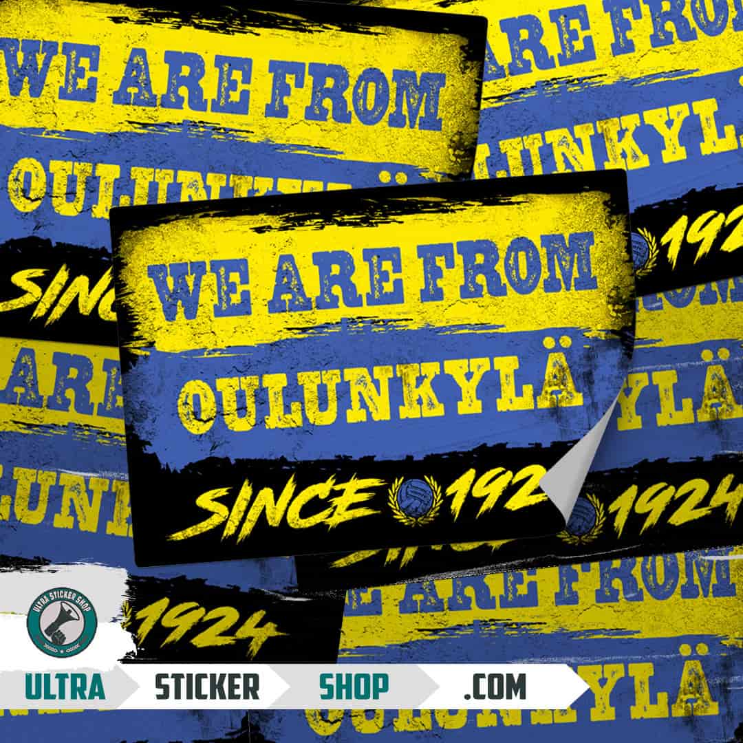 We are from Oulunkylä since 1924 Stickers