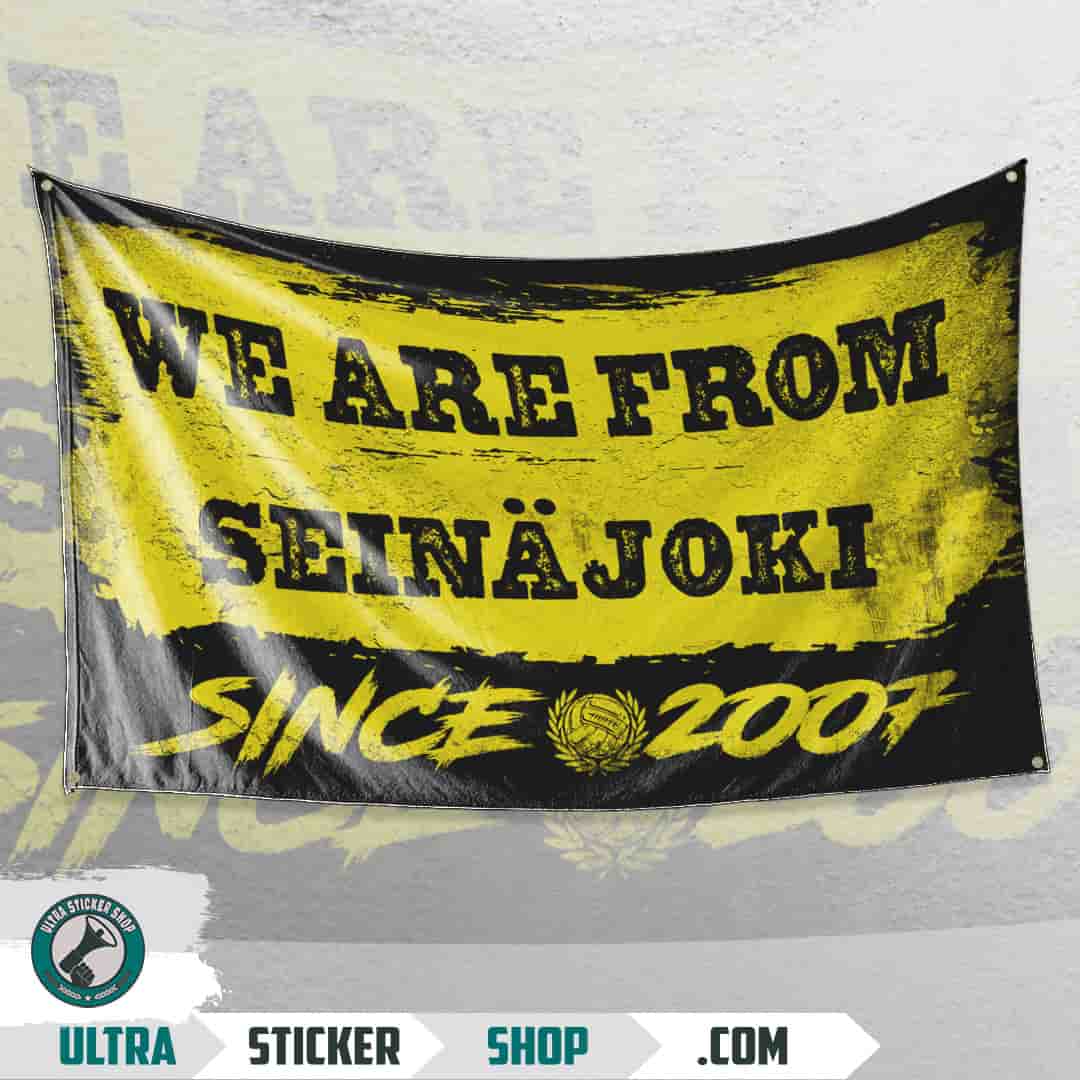 We are from Seinäjoki since 2007 Flag