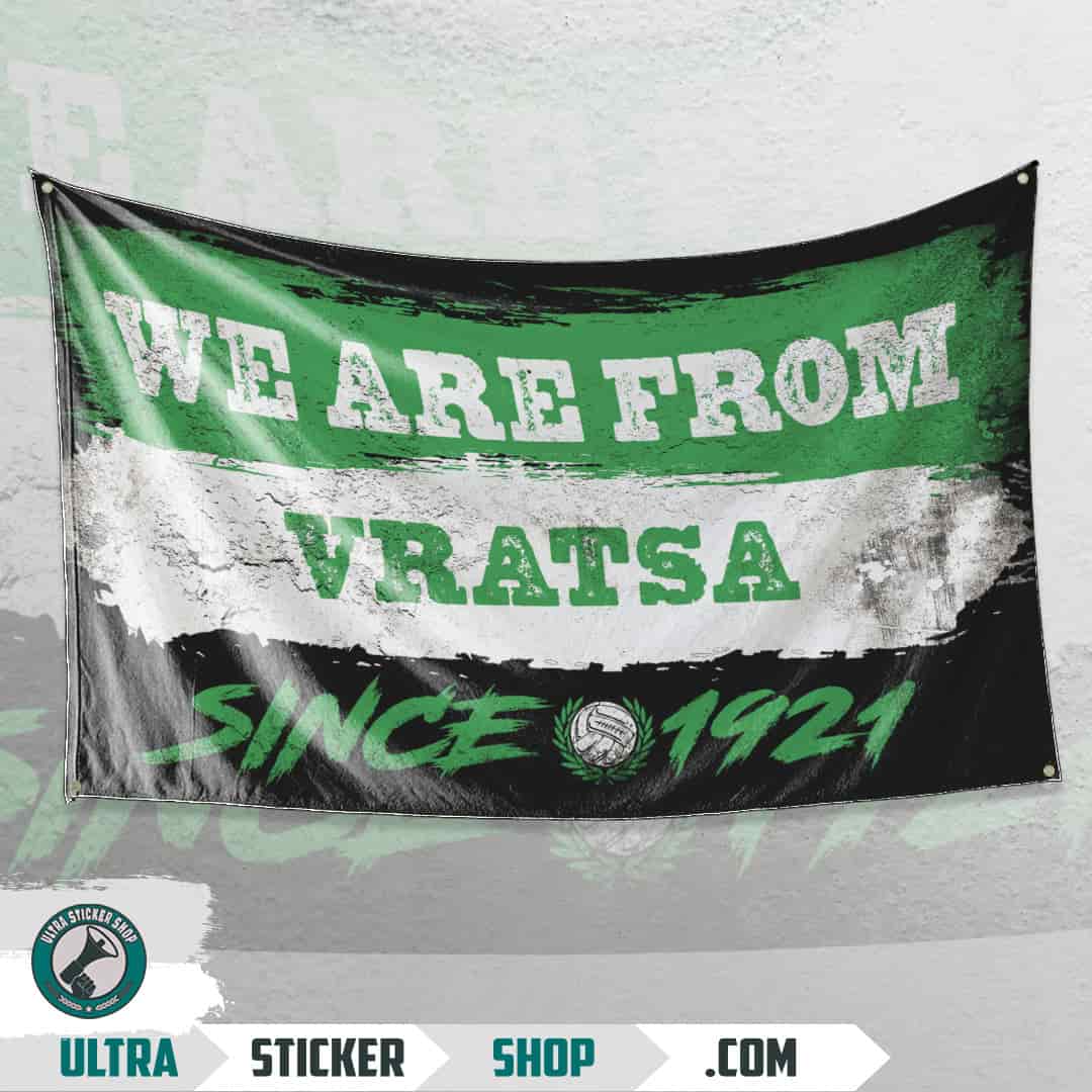 We are from Vratsa since 1921 Flag