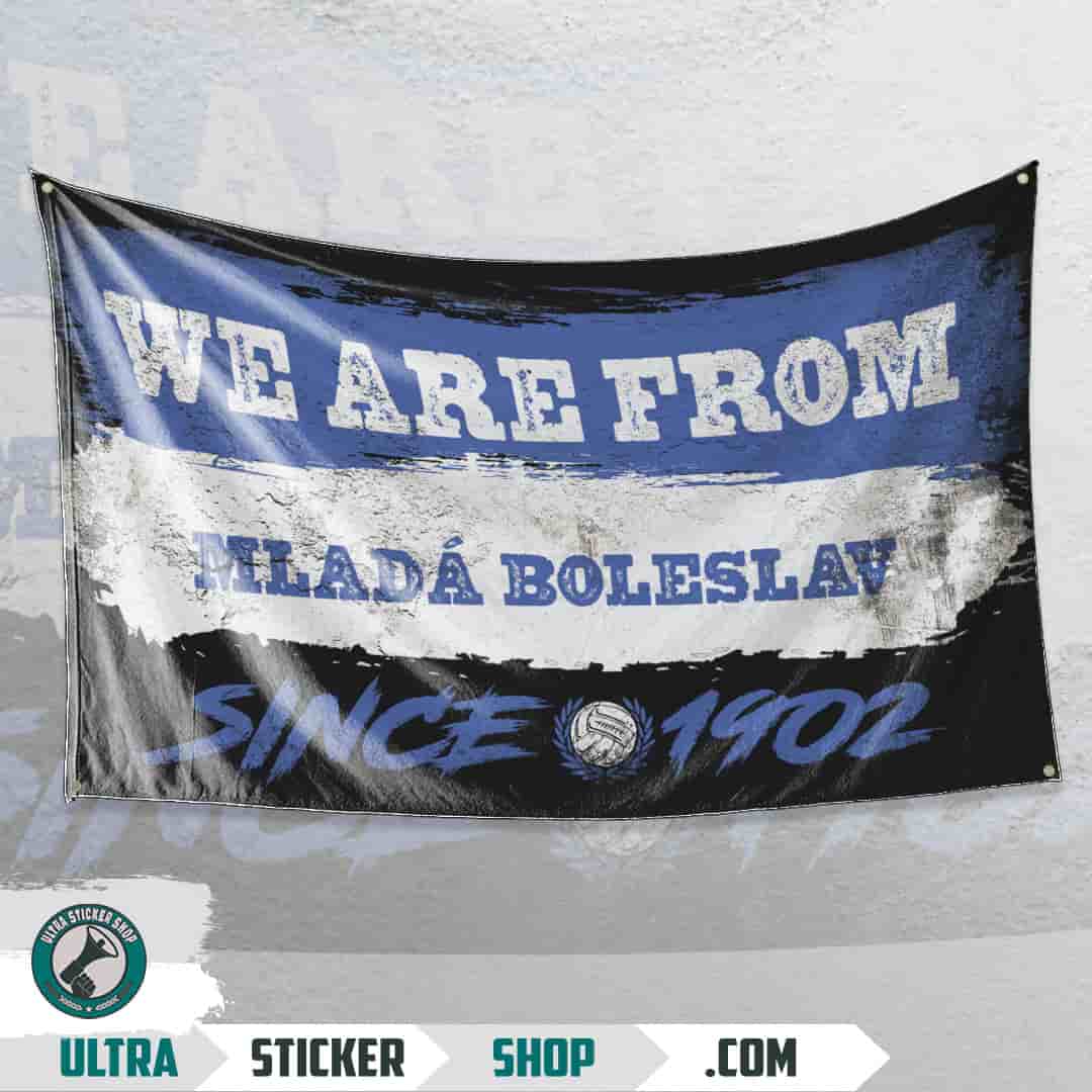 We are from Mladá Boleslav since 1902 Flag