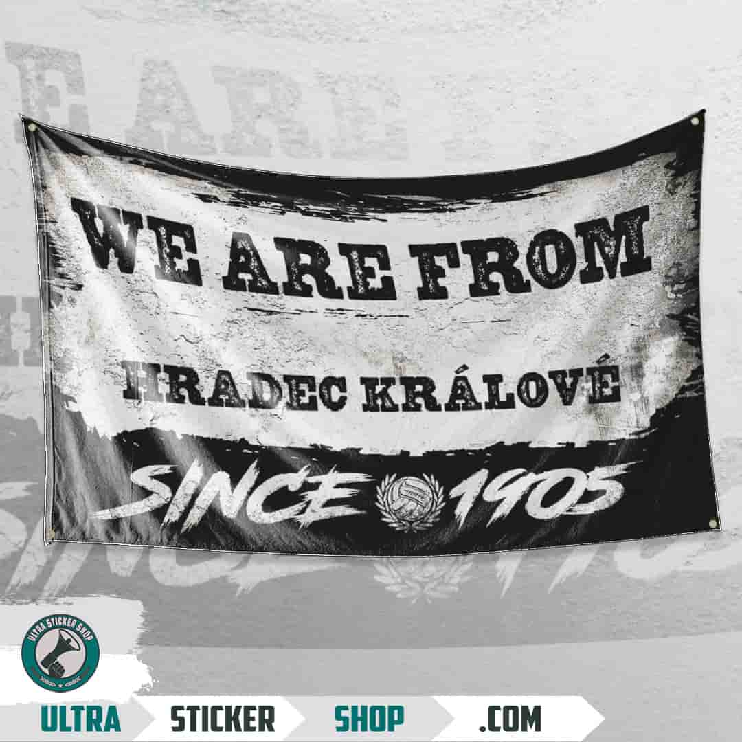 We are from Hradec Králové since 1905 Flag