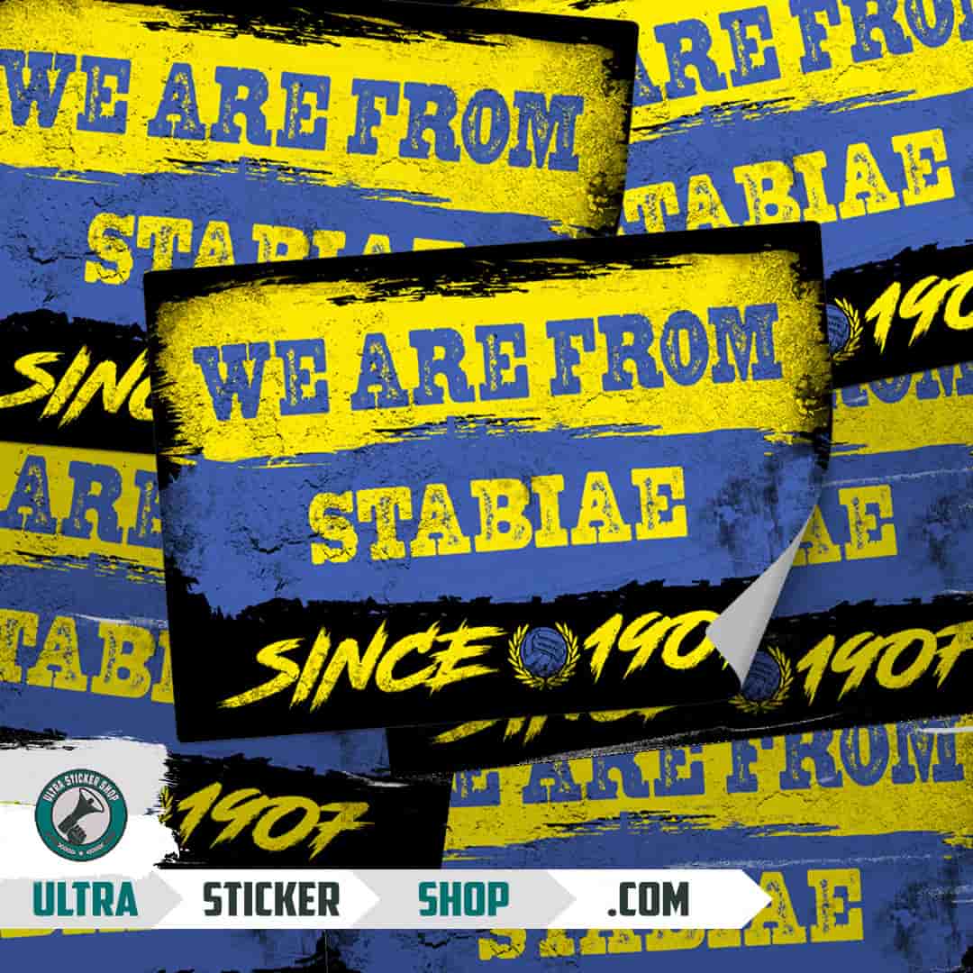 We are from Stabiae since 1907 Stickers