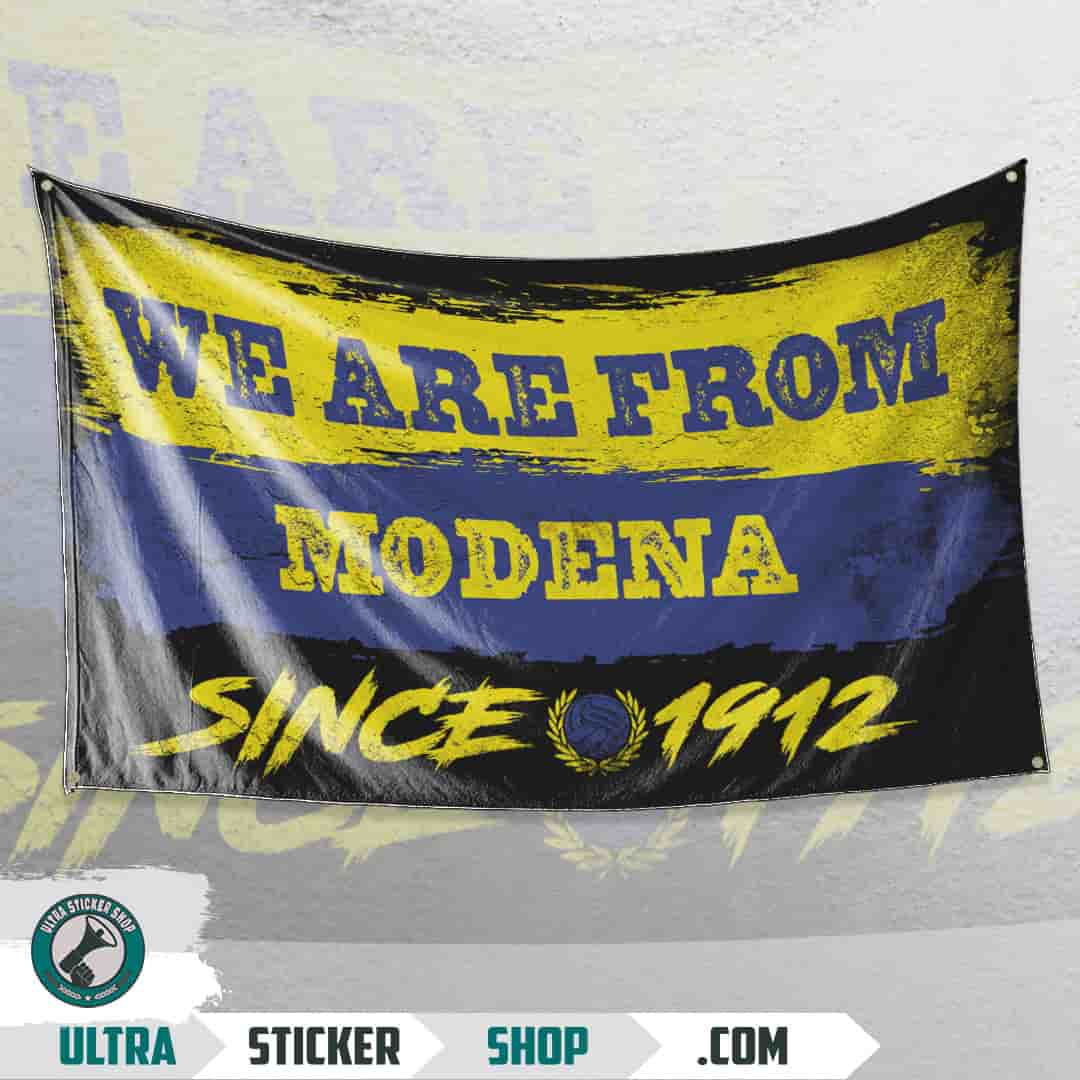 We are from Modena since 1912 Flag